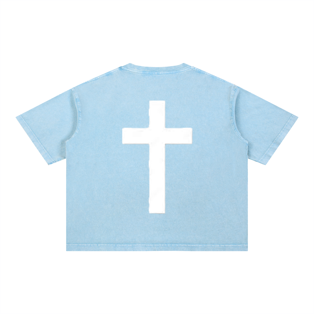 SK Stone-wash Boxy T-Shirt