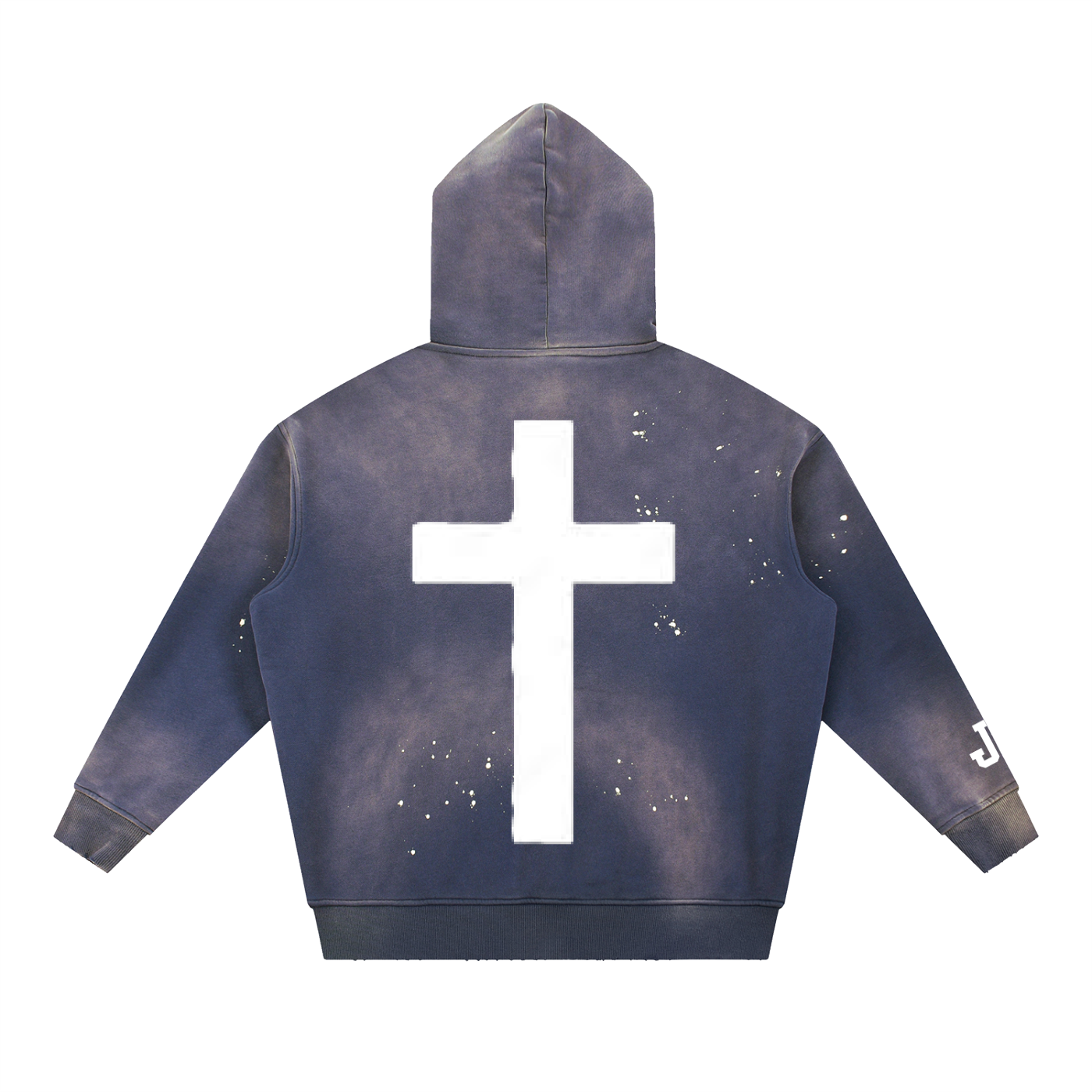 "Established" SK Vintage Frayed  Hoodie