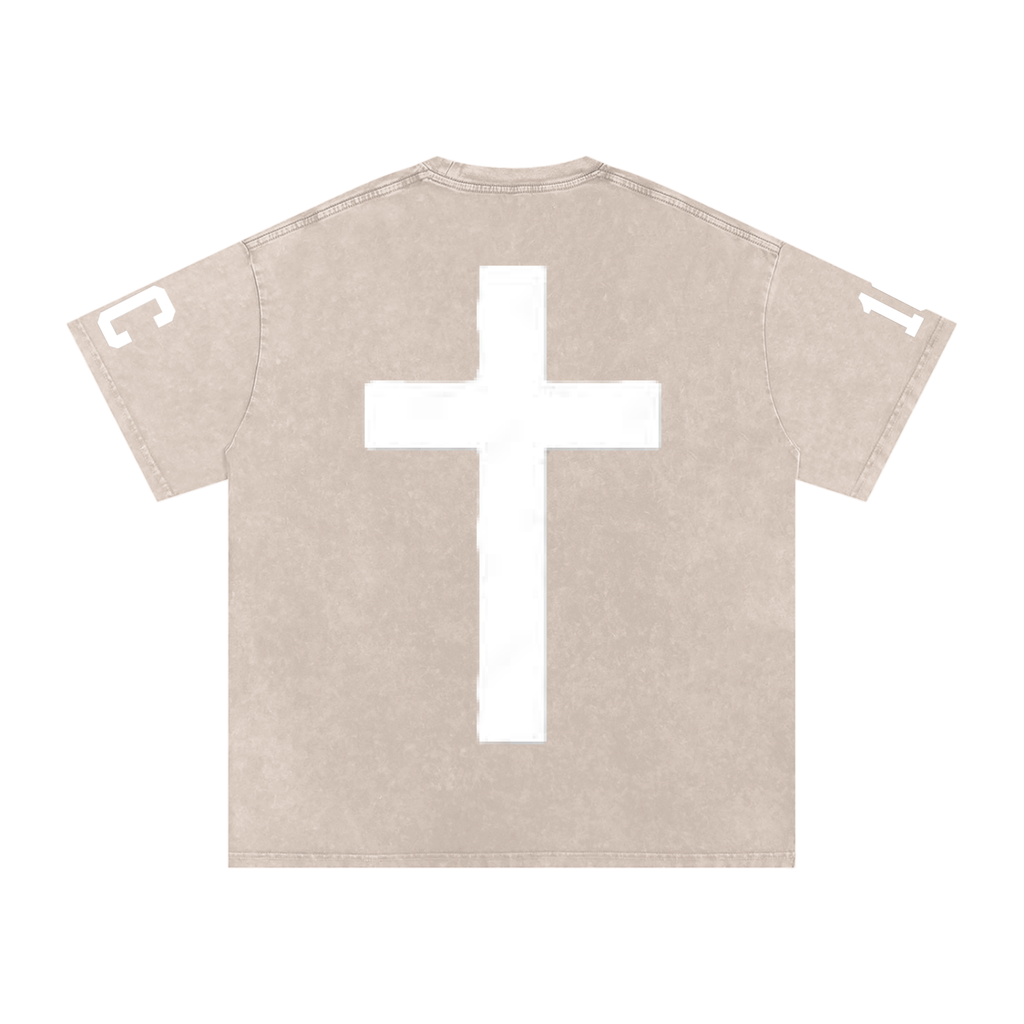 "glory to God" SK Stone-washed  T-Shirt