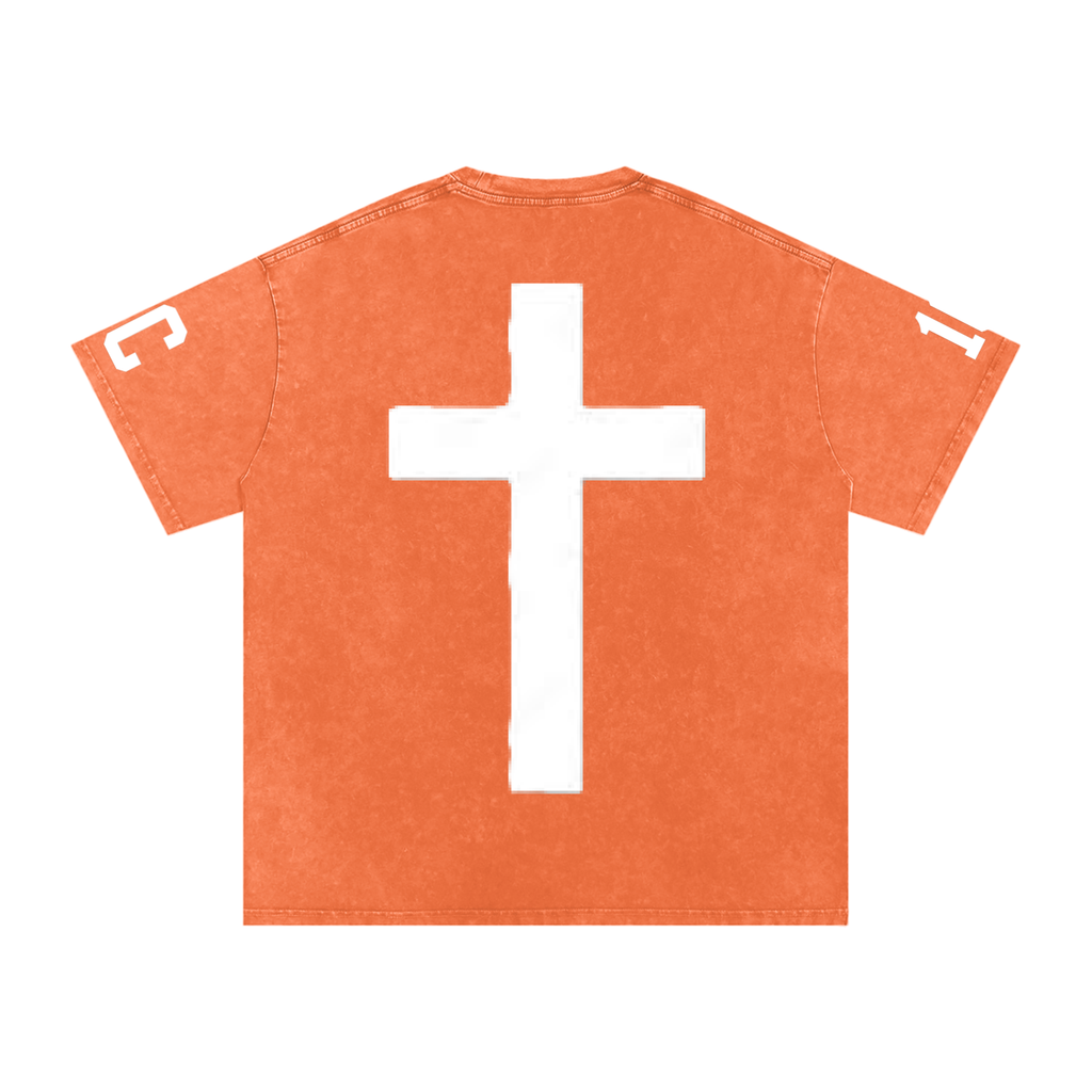 "glory to God" SK Stone-washed  T-Shirt