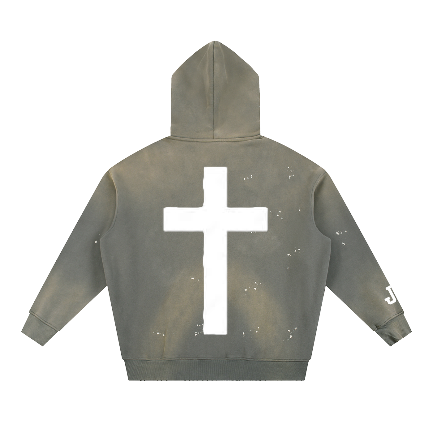 "Established" SK Vintage Frayed  Hoodie